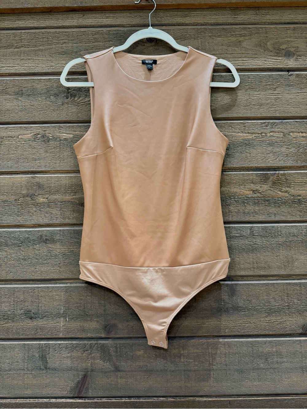 Express Nude Sleeveless Kids One-Piece Bodysuit